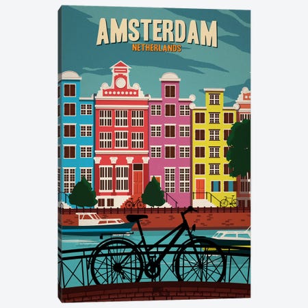 Amsterdam Canvas Print #IDS50} by IdeaStorm Studios Canvas Print