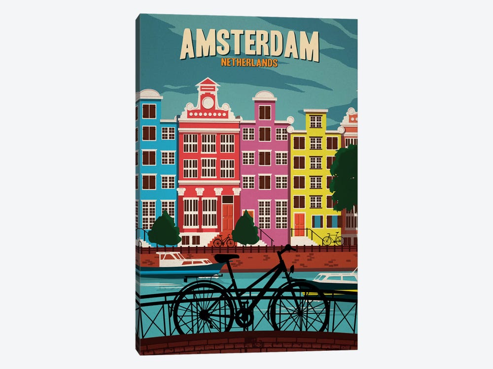 Amsterdam by IdeaStorm Studios 1-piece Art Print