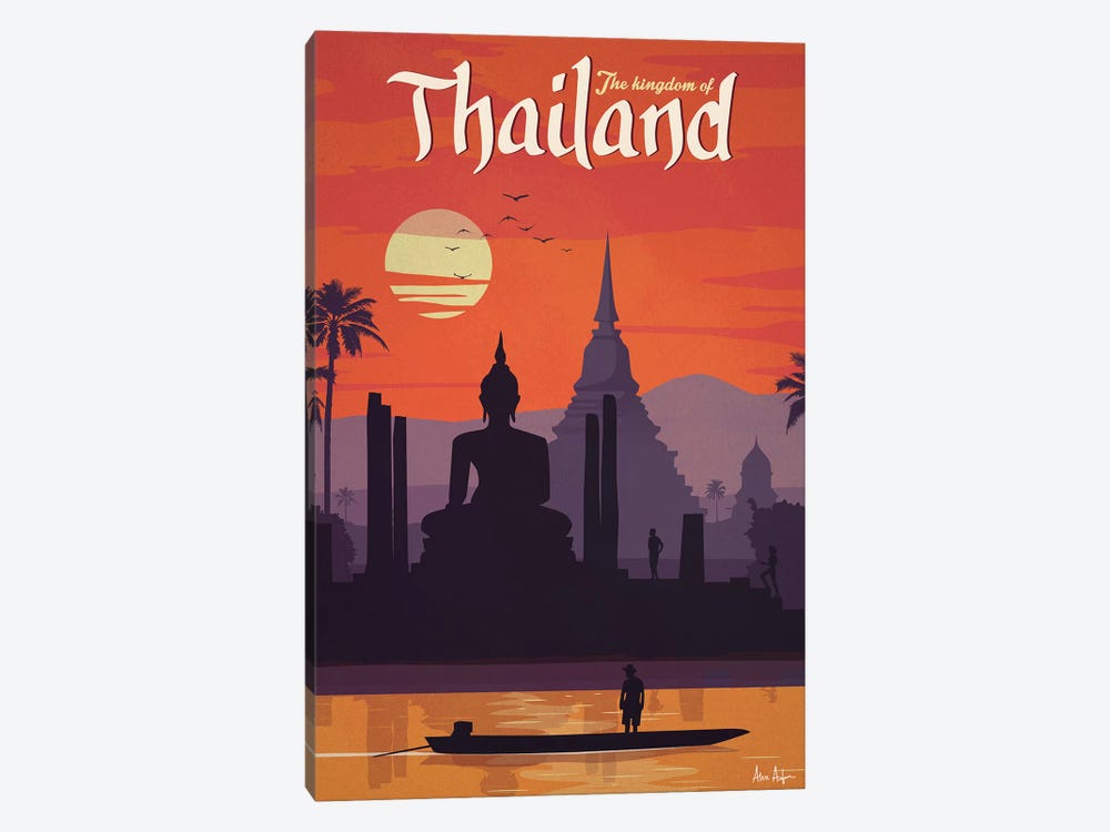 Thailand by IdeaStorm Studios 1-piece Canvas Art Print