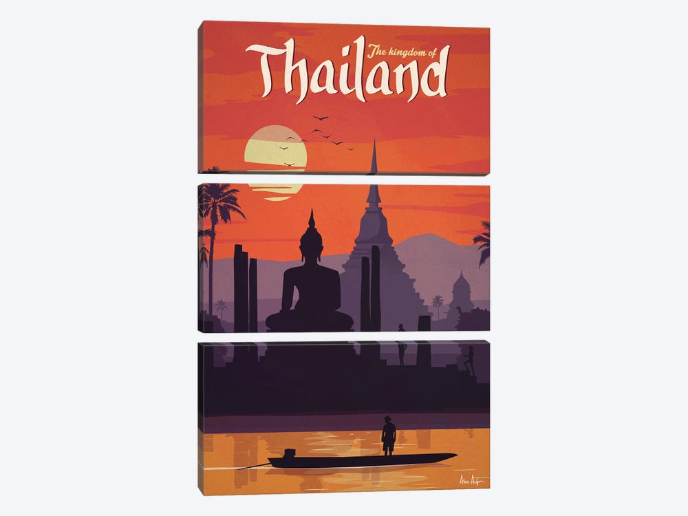 Thailand by IdeaStorm Studios 3-piece Canvas Print