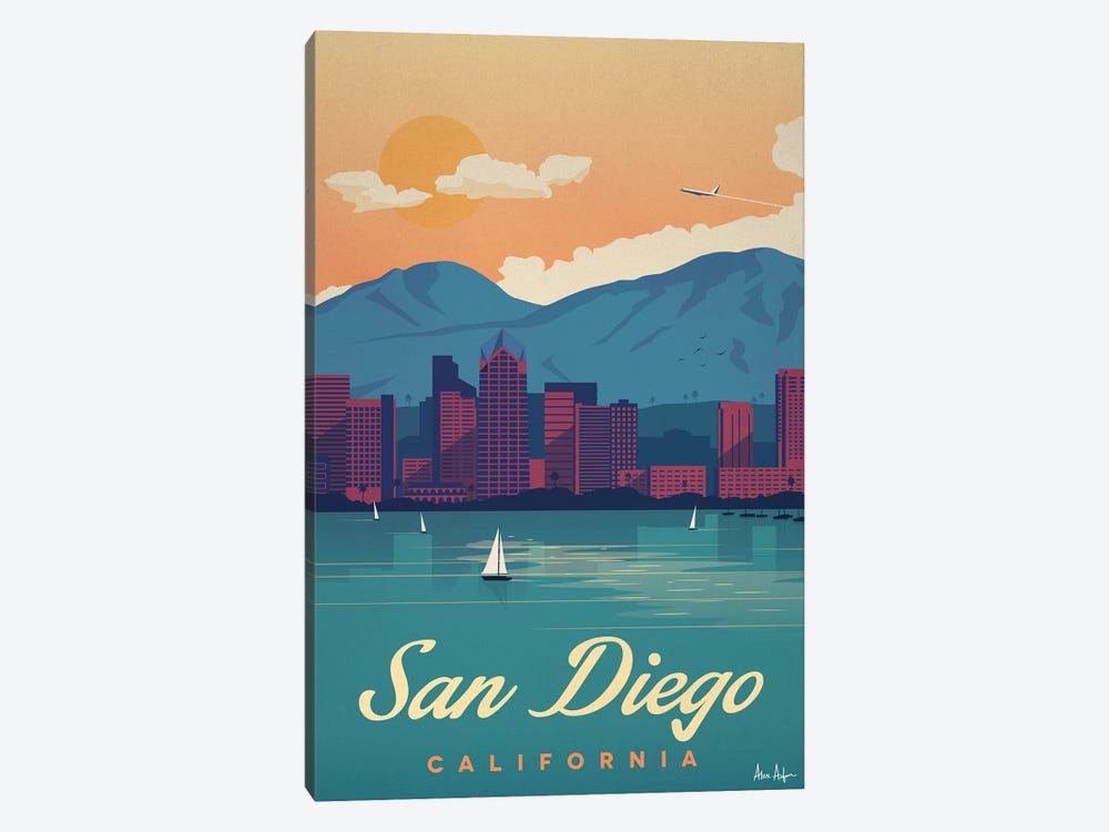 San Diego by IdeaStorm Studios 1-piece Canvas Artwork