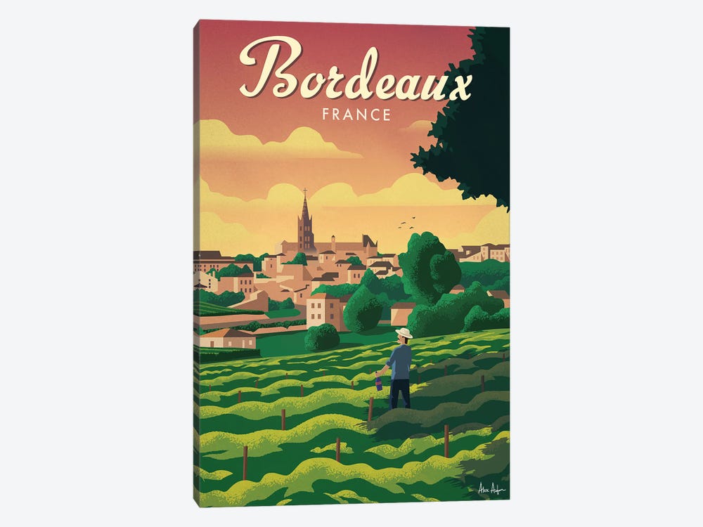 Bordeaux by IdeaStorm Studios 1-piece Canvas Artwork