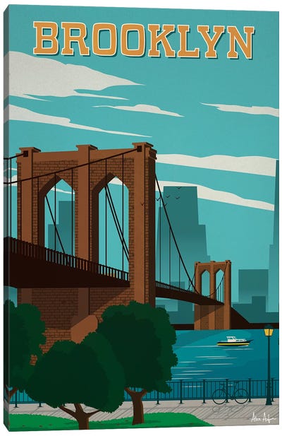 Brooklyn Canvas Art Print - Travel Art