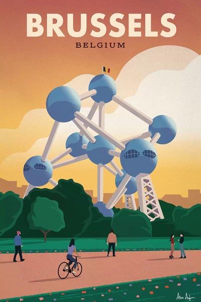 Brussels by IdeaStorm Studios art print