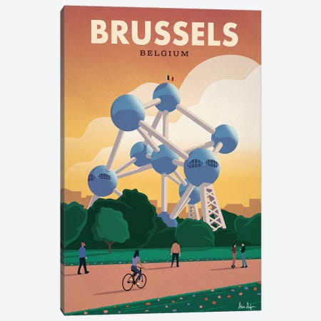Brussels Canvas Print #IDS63} by IdeaStorm Studios Canvas Art