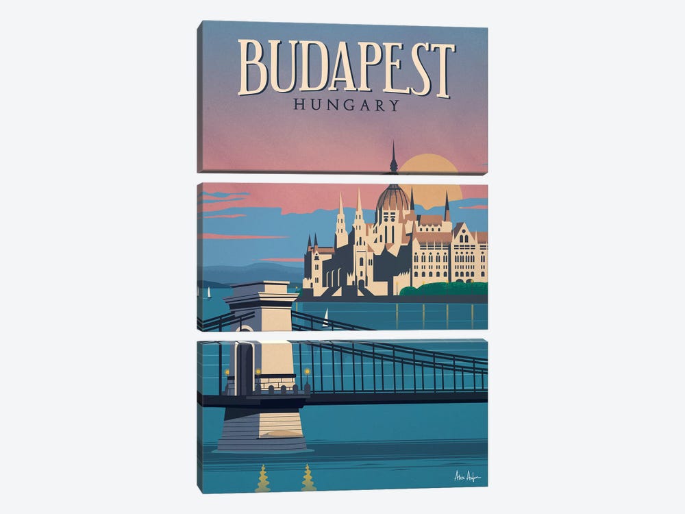 Budapest by IdeaStorm Studios 3-piece Canvas Art