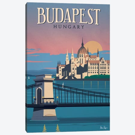 Budapest Canvas Print #IDS64} by IdeaStorm Studios Art Print