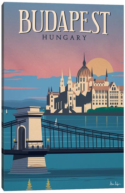 Budapest Canvas Art Print - Hungary Art
