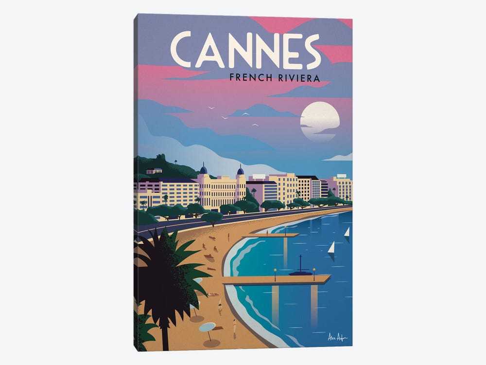 Cannes by IdeaStorm Studios 1-piece Canvas Art Print