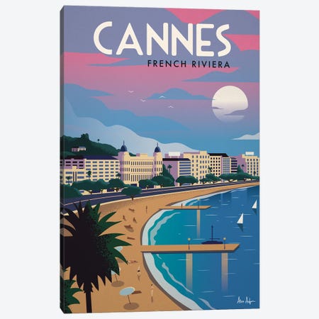 Cannes Canvas Print #IDS65} by IdeaStorm Studios Canvas Art Print
