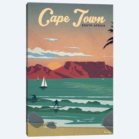 Cape Town Canvas Print #IDS66} by IdeaStorm Studios Art Print