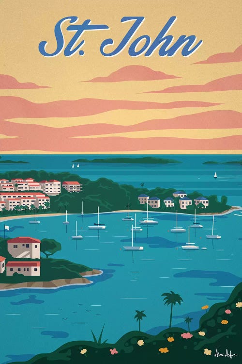 Cruz Bay by IdeaStorm Studios wall art
