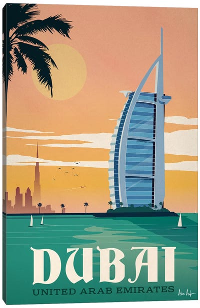 Dubai Canvas Art Print - Travel Posters