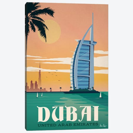 Dubai Canvas Print #IDS69} by IdeaStorm Studios Canvas Artwork