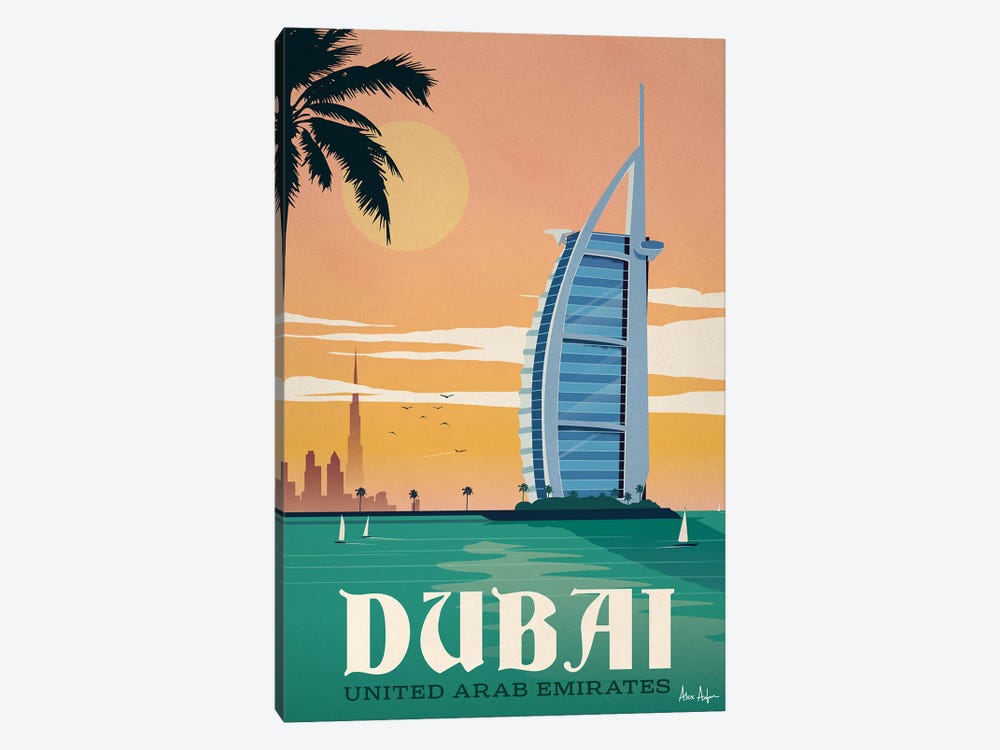 Dubai 1-piece Canvas Art Print