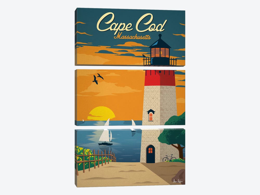 Cape Cod by IdeaStorm Studios 3-piece Canvas Art
