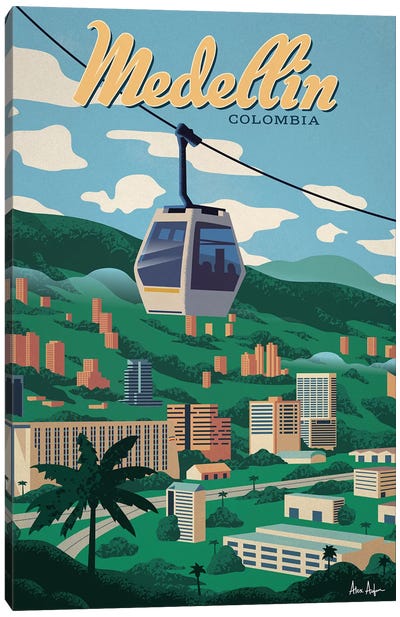 Medellin Canvas Art Print - Travel Posters