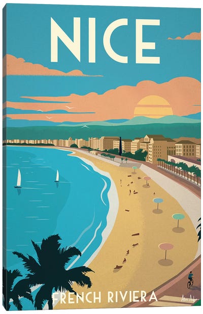 Nice Canvas Art Print - Travel Posters