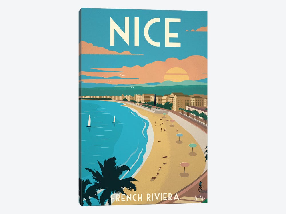 Nice by IdeaStorm Studios 1-piece Canvas Print