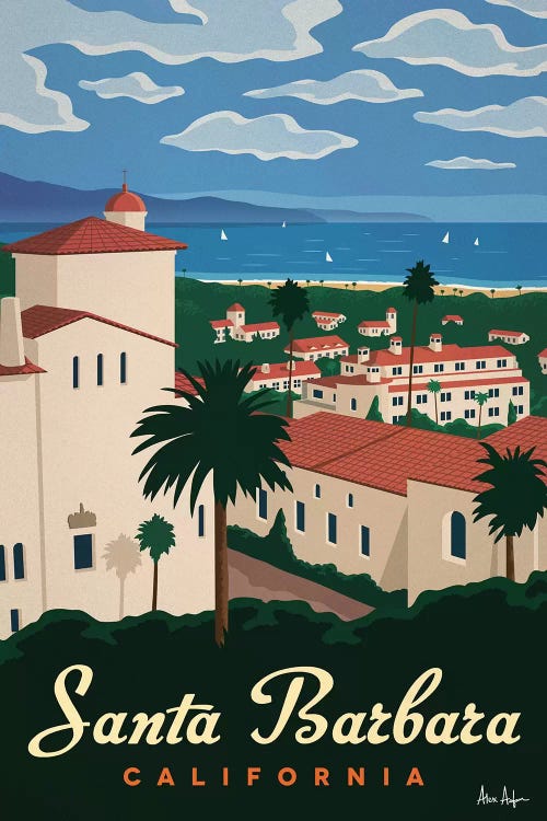 Santa Barbera by IdeaStorm Studios wall art