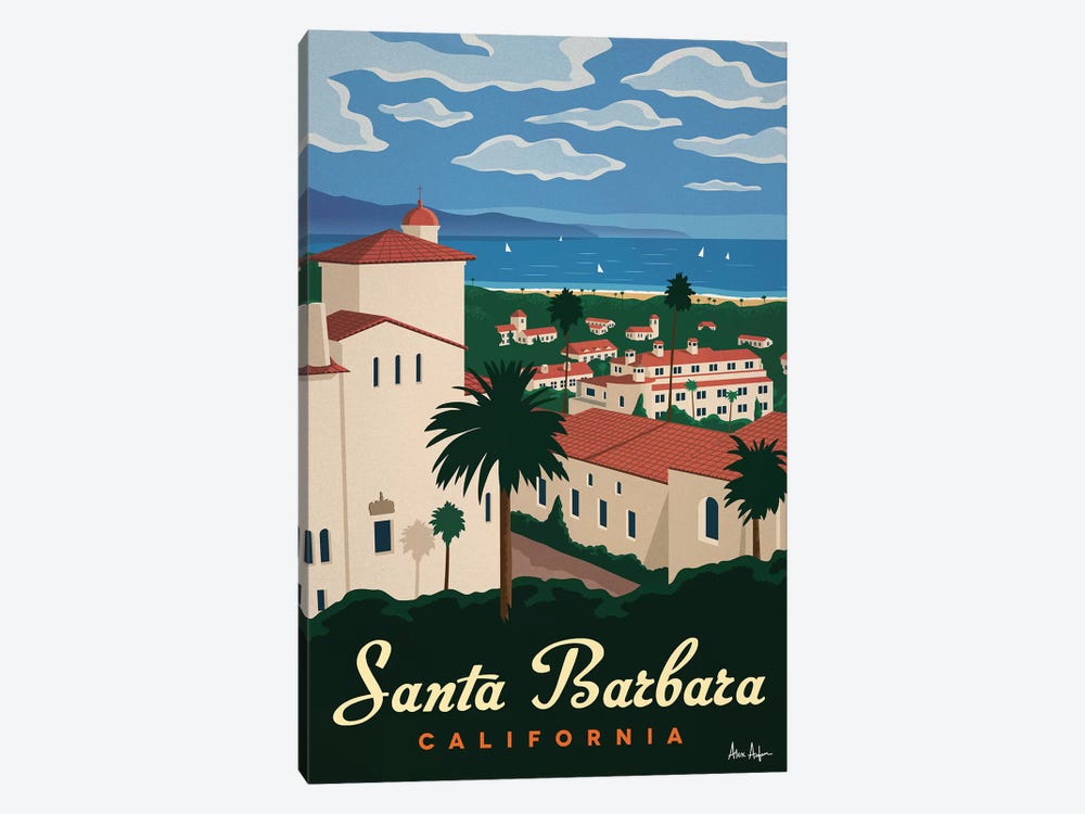 Santa Barbera by IdeaStorm Studios 1-piece Art Print