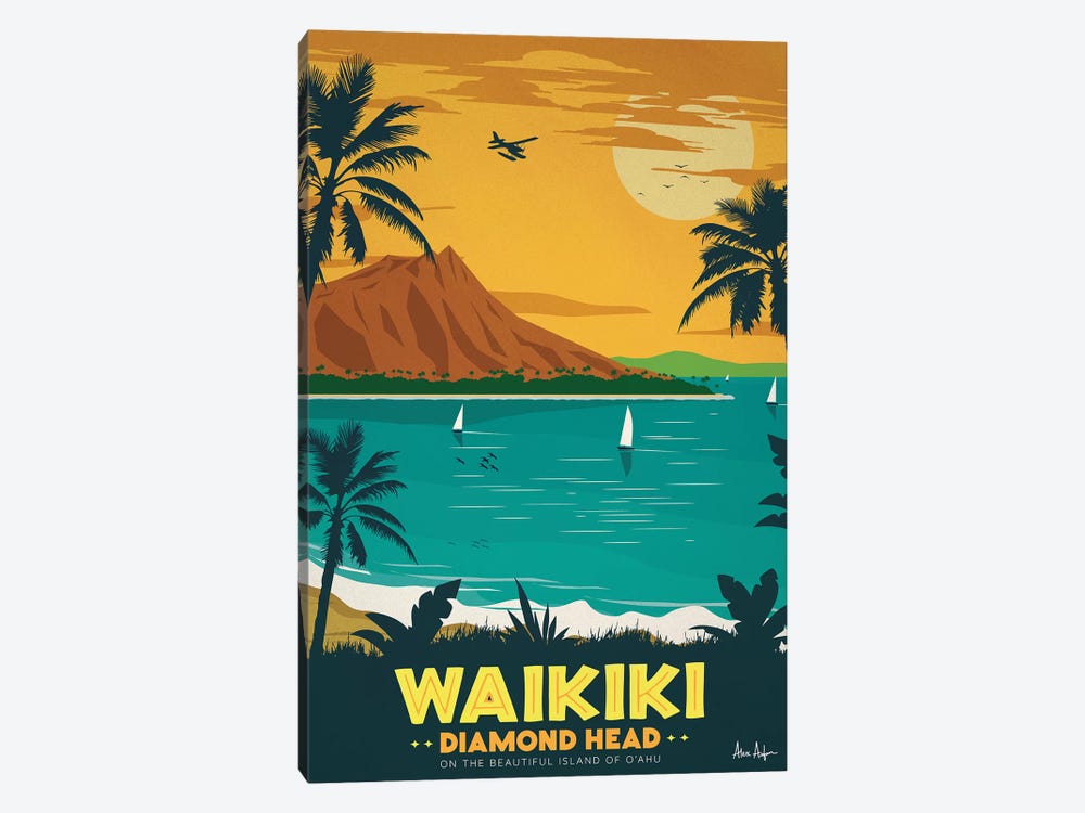 Waikiki by IdeaStorm Studios 1-piece Canvas Artwork