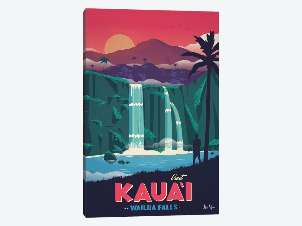 Wailua Falls by IdeaStorm Studios 1-piece Art Print