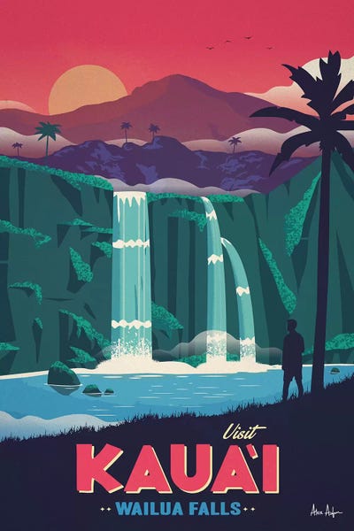 Inspirational Office: Wailua Falls by IdeaStorm Studios