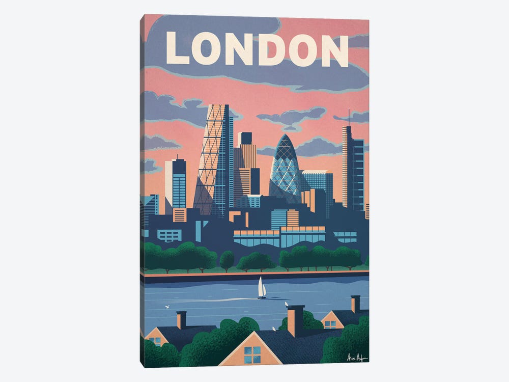 Modern London by IdeaStorm Studios 1-piece Canvas Artwork