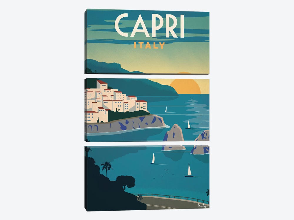Capri by IdeaStorm Studios 3-piece Canvas Print