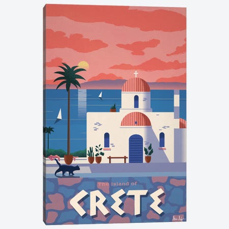 Crete Canvas Print #IDS80} by IdeaStorm Studios Canvas Wall Art