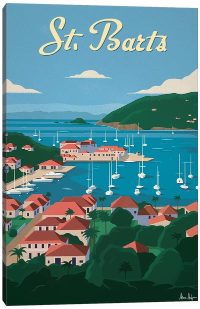 St. Barts Canvas Art Print - British Virgin Islands