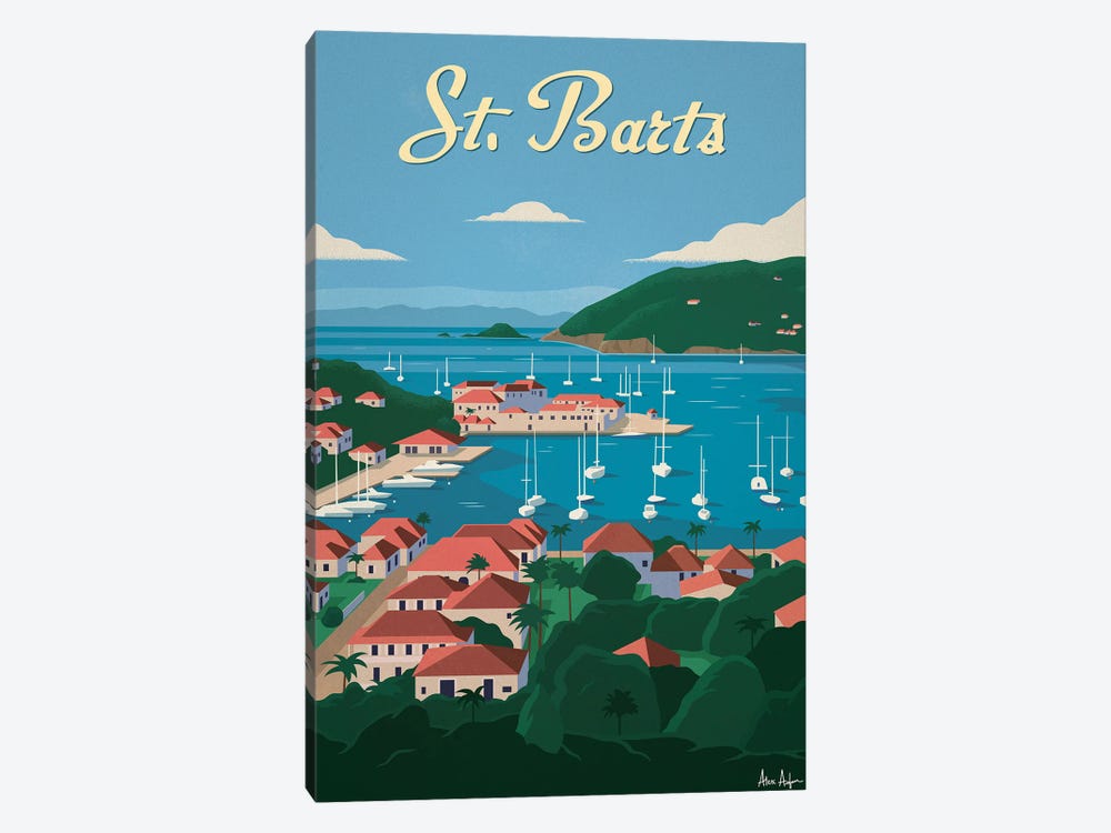 St. Barts by IdeaStorm Studios 1-piece Canvas Print
