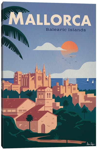 Mallorca Canvas Art Print - Spain Art
