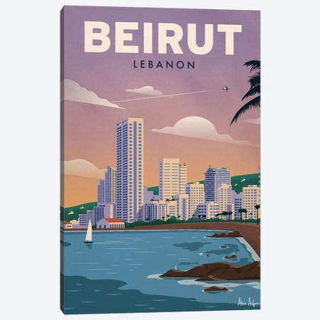 Beirut Canvas Print #IDS84} by IdeaStorm Studios Art Print