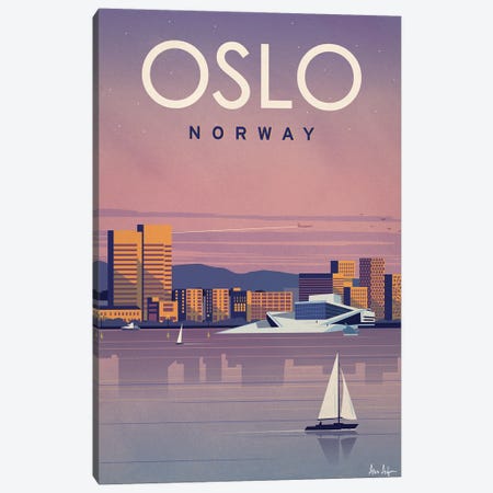 Oslo Canvas Print #IDS85} by IdeaStorm Studios Art Print