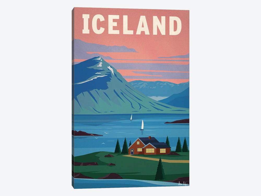Iceland by IdeaStorm Studios 1-piece Canvas Art Print