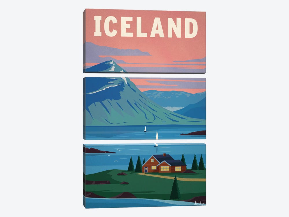 Iceland by IdeaStorm Studios 3-piece Canvas Print