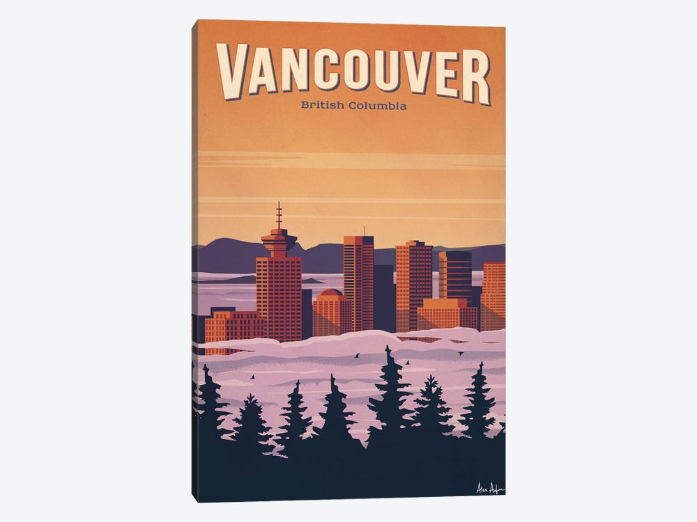 Vancouver by IdeaStorm Studios 1-piece Canvas Wall Art
