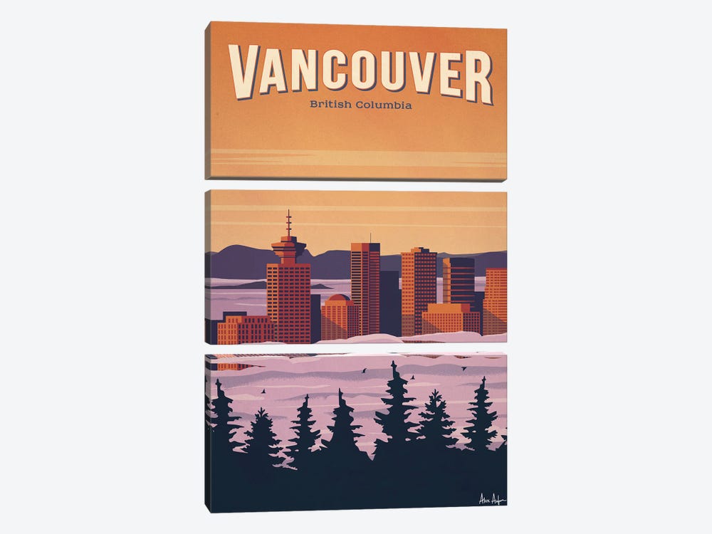 Vancouver by IdeaStorm Studios 3-piece Canvas Art