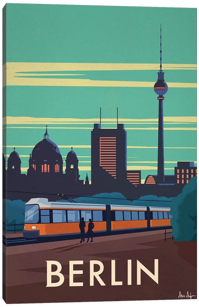 Berlin Canvas Art Print - Train Art