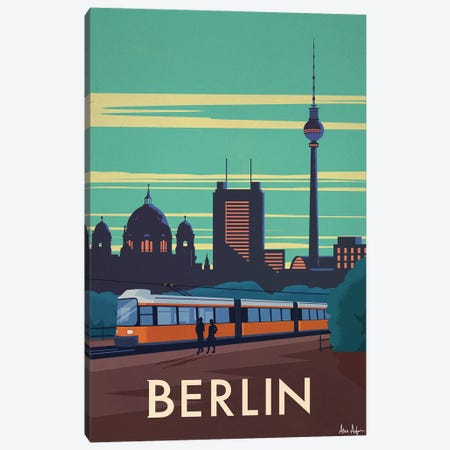 Berlin Canvas Print #IDS89} by IdeaStorm Studios Canvas Wall Art