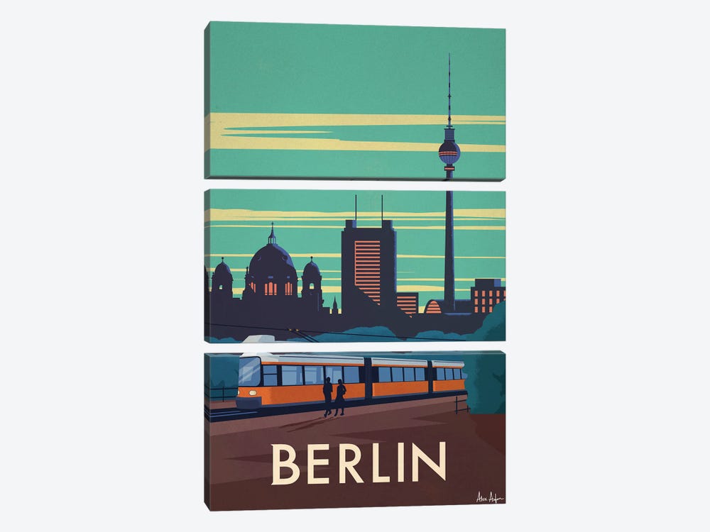 Berlin by IdeaStorm Studios 3-piece Canvas Art Print