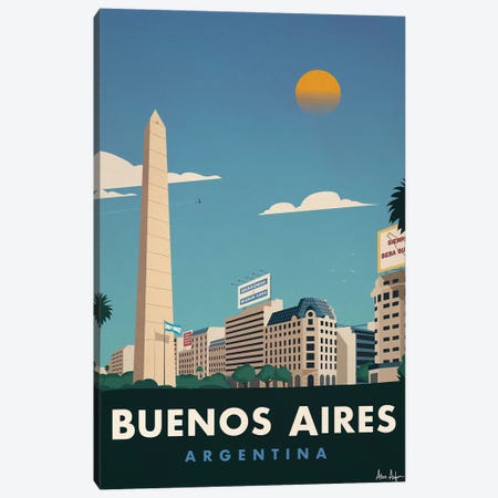 Buenos Aires Canvas Print #IDS90} by IdeaStorm Studios Canvas Print
