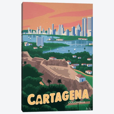Cartagena Canvas Print #IDS91} by IdeaStorm Studios Art Print
