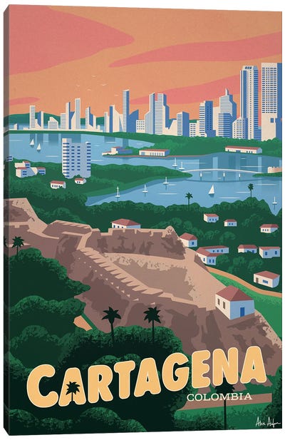 Cartagena Canvas Art Print - IdeaStorm Studios