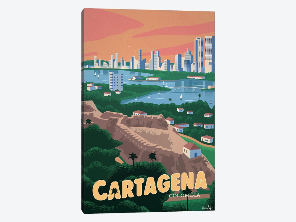 Cartagena by IdeaStorm Studios 1-piece Canvas Artwork