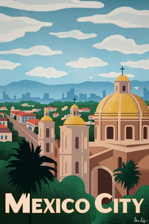 Mexico City by IdeaStorm Studios wall art