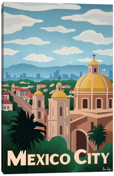 Mexico City Canvas Art Print - Mexico Art