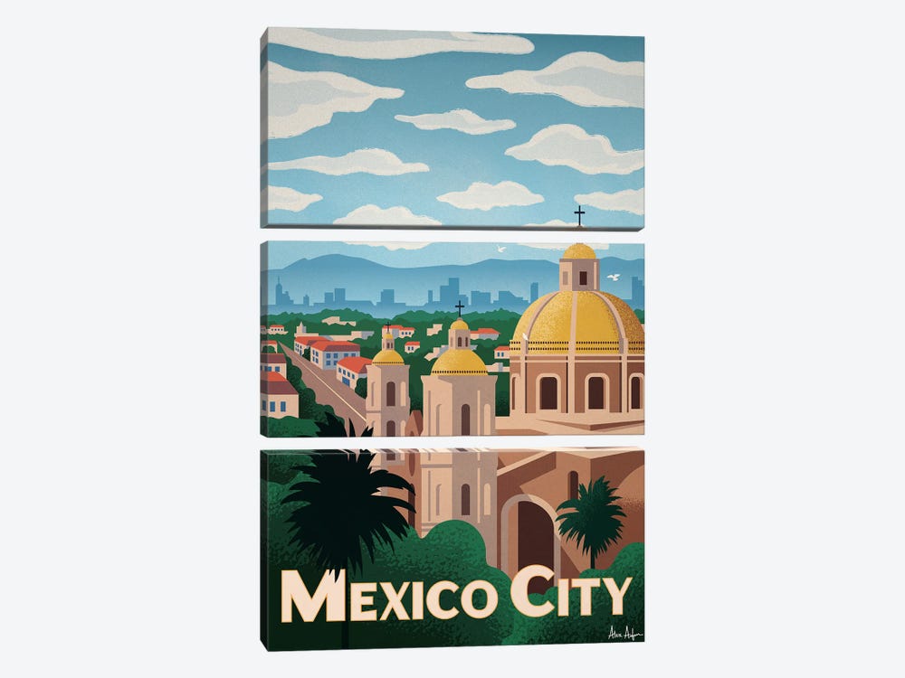Mexico City by IdeaStorm Studios 3-piece Art Print